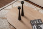 Nordure Mesa de Centro Roble Zafiro y Negro, Tablero de 18mm de Partículas Melaminadas, Elegante y Funcional